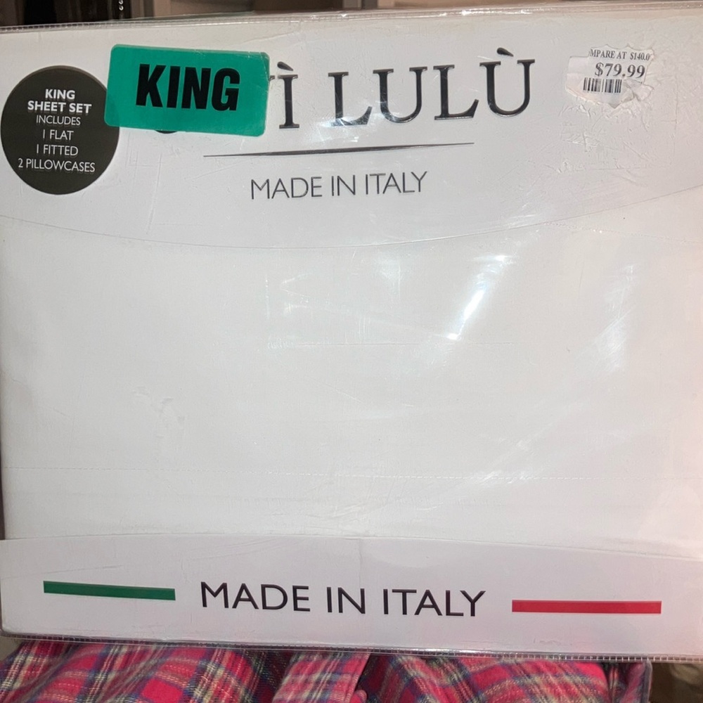 Givi lulu king solid percale  sheets